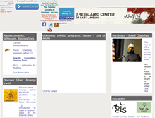 Tablet Screenshot of lansingislam.com